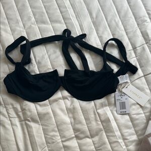 L*Space Black Adjustable Bikini Top
